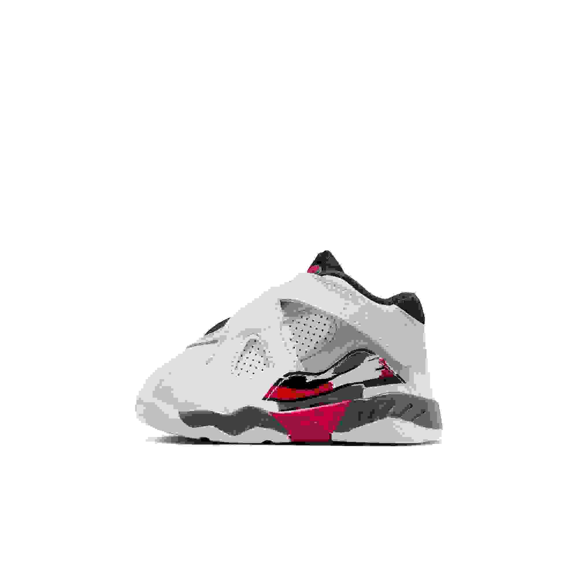 Jordan 8 Retro Toddler Kids' "White and True Red" Shoe